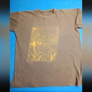 Vintage 90s M/L VTG Leonardo Da Vinci Vitruvian Italian Graffiti Roma Tshirt